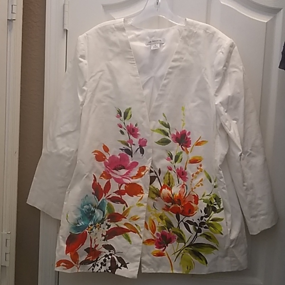 Ladies' Liz Claiborne springy Lined Blazer (M)